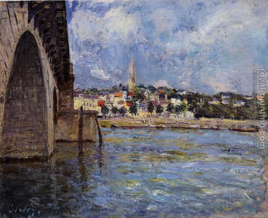 Alfred Sisley : The Bridge at Saint-Cloud